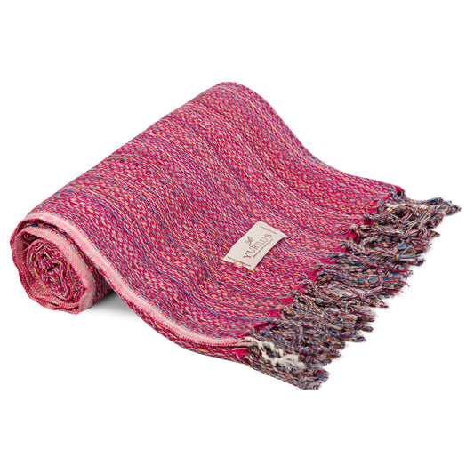 Royal Series Pre-Washed 38"x72" Turkish Towel Highly Absorbent YURTLU'S - Pink