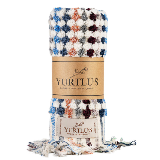 YURTLU'S Fluffy Series Hand Towel 18x 37,Soft Thick Towel, Kitchen Towel - Mix 2
